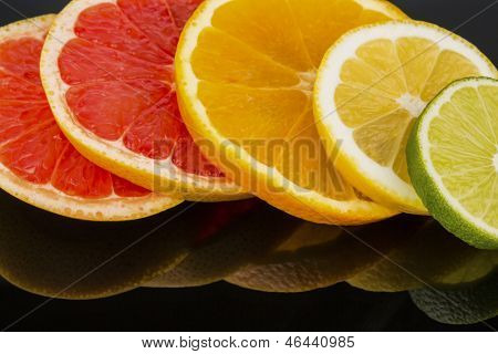 rodajas de naranja. icono de foto para sanas vitaminas con fruta fresca
