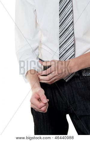 หนุ่มสำเร็จสะสมแขนของเขา