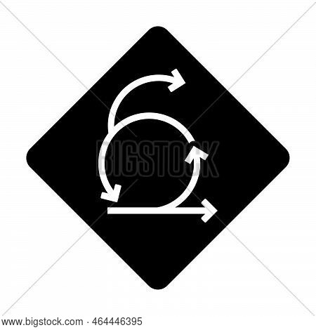 Agile Board Scrum Round Trace Way Icon