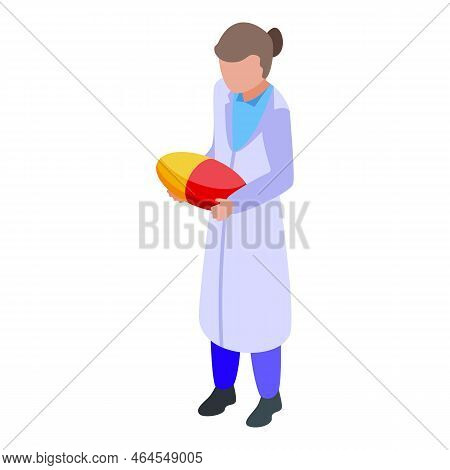 Medicine Drug Icon Isometric Vector. Doping Sport. Steroid Test