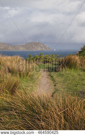 Path Heads Out Towards The Harbour Entrance