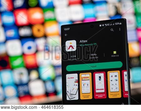 Galati, Romania - October, 04 2022: Asus Launch Their New Asus Zenfone 9 With Improved Dual Cameras.