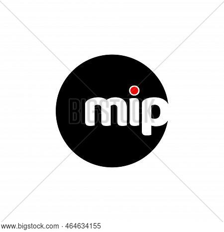 Mip Brand Name Initial Letters Icon. Mip Monogram.