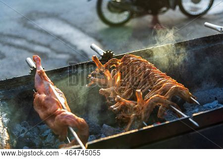 Roast Duck Dish Made In The Traditional Way Of Vietnamese People