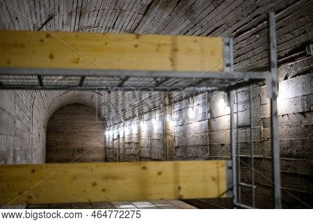 Nachod, Czech Republic - October 18, 2022: Artillery Fortress And Bunker Dobrosov, Built In Year 193