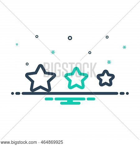 Mix Icon For Smallest Star Miniature Succinct Mini Small Little Rating Short