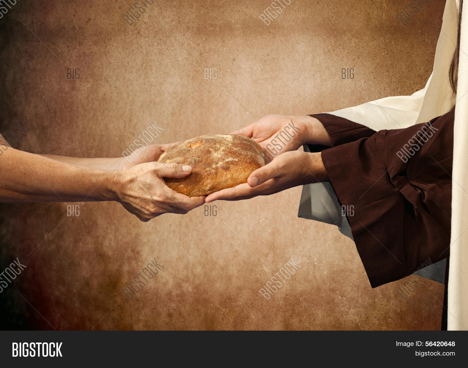 Jesus Gives Bread Image & Photo (Free Trial) Bigstock