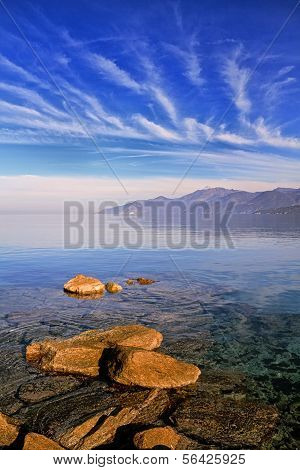 Cap Corse Under en azurblå himmel