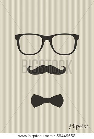 Hipster man elements