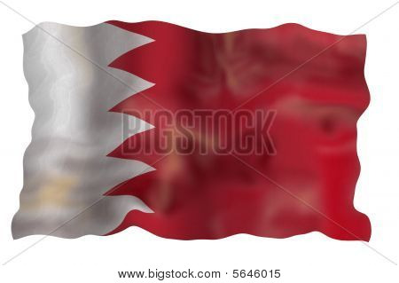 Vintage Bahrain flagga