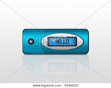blue mp3 player