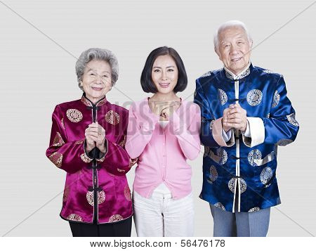 Parents And Daughter