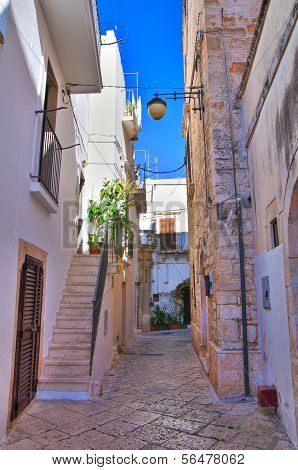 Alleyway. Noci. Puglia. Italy.