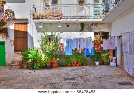 Alleyway. Noci. Puglia. Italy.