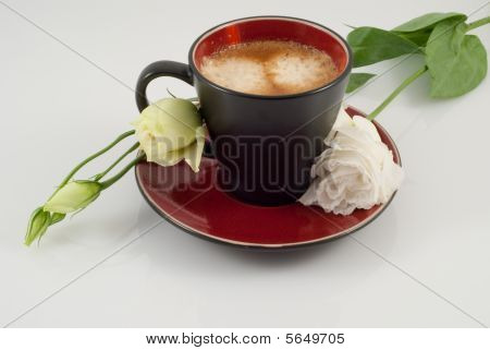 Café de la mañana romántico
