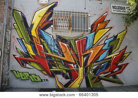 Graffiti at East Williamsburg in Brooklyn