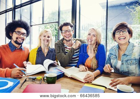 Multi-Ethnic Group of People Working Together