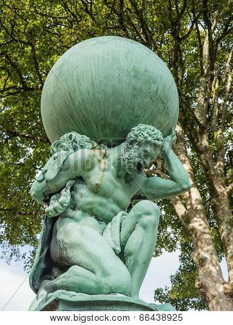 Statue representing Hercules