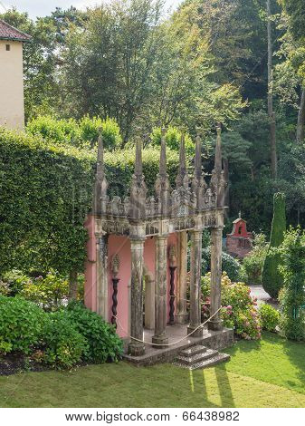 Italian inspired ornate building in Portmeirion