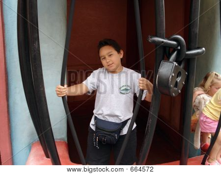 Boy Bending Bars