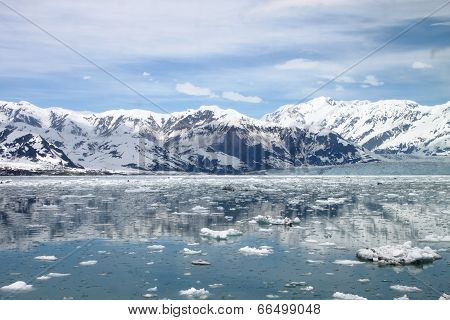 Nearing Hubbard Glacier