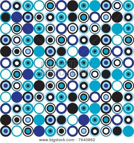 Kék pontozott mintával