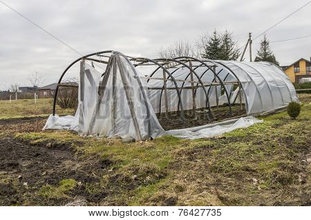 Greenhouse In Garden