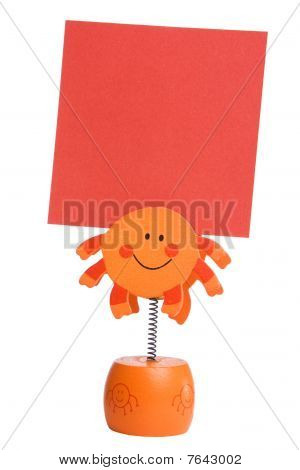 Papir Holder med rød papir