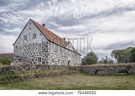 Hovdala Castle From Moat