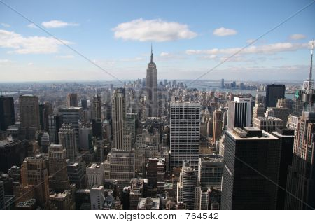 Titta ner Manhattan