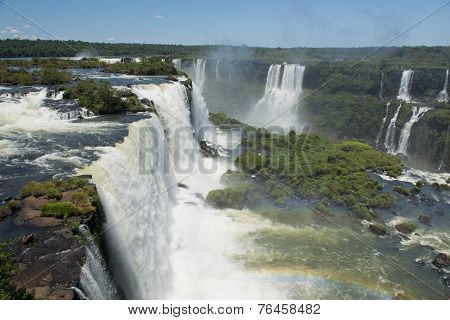 Garganta Del Diablo At The Iguazu Falls