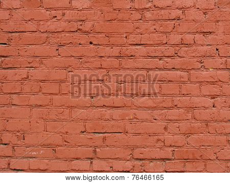 Texture Of Red Brick Wall