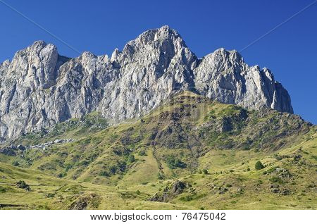 Foratata Peak in Valley of Tena, Pyrenees, Aragon, Huesca, Spain
