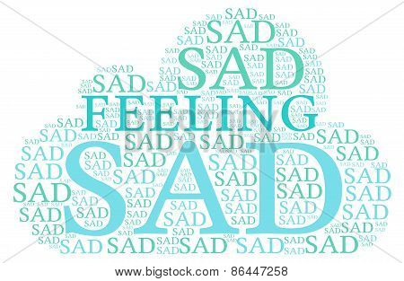 Feeling Sad Word Cloud