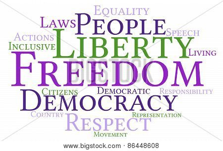 Freedom Word Cloud