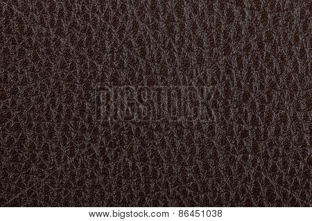 Dark Brown Leather Texture Background