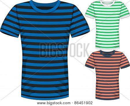 Vector Mens short sleeve t-shirt design templates