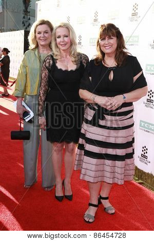 LOS ANGELES - MAR 26:  Heather Menzies-Urich, Kym Karath, Debbie Turner at the 50th Anniversary Screening Of 