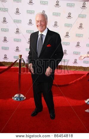 LOS ANGELES - MAR 26:  Christopher Plummer at the 50th Anniversary Screening Of 