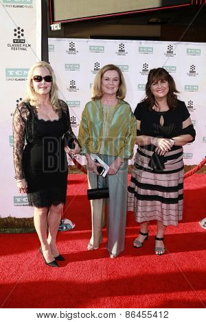 LOS ANGELES - MAR 26:  Debbie Turner, Heather Menzies-Urich, Kym Karath at the 50th Anniversary Screening Of 