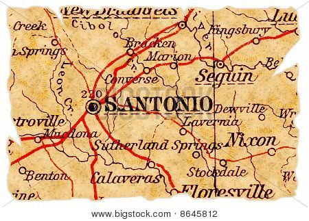 Mappa Old San Antonio