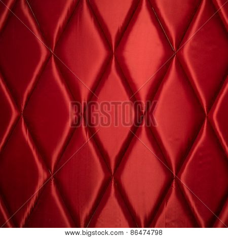Luxury red textile close-up background, texture background