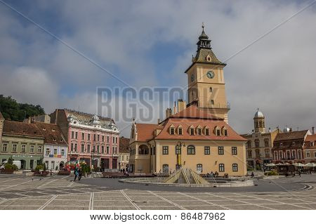 City Hall On The Piata Sfatului In Brasov