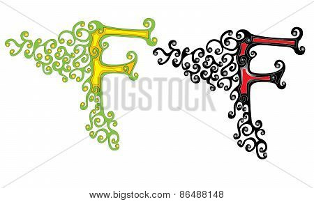 capital letter F