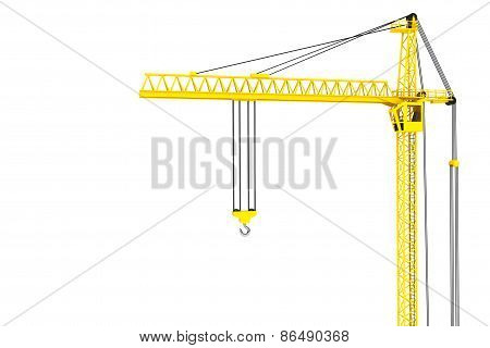 Yellow Hoisting Crane