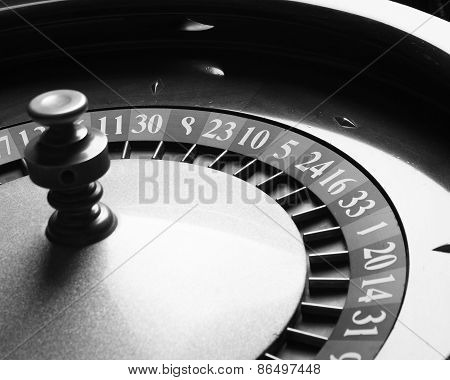 Old Roulette wheel. casino series.