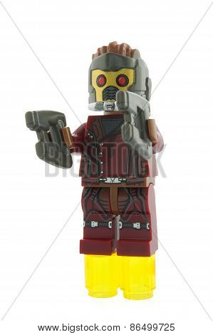 Starlord Custom Lego Minifigure