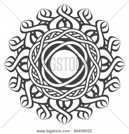 Mandala in esoteric style