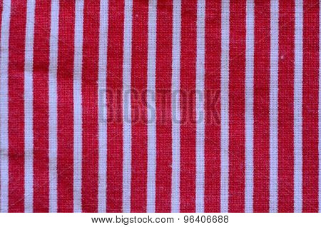 Rough red strip textile structure background texture