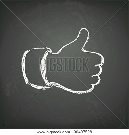 Like symbol. Vector illustration.